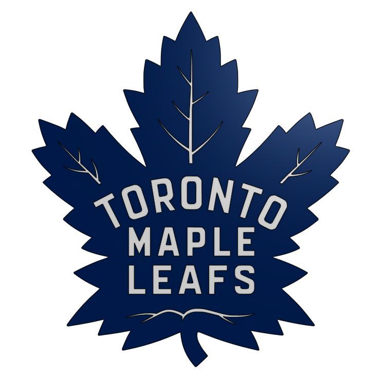 Toronto Maple Leafs Logo by SillyGoose | Download free STL model ...