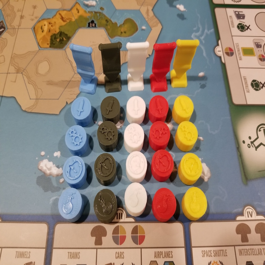 Tapestry Score and Advancement Track Markers by FirstKlund Download