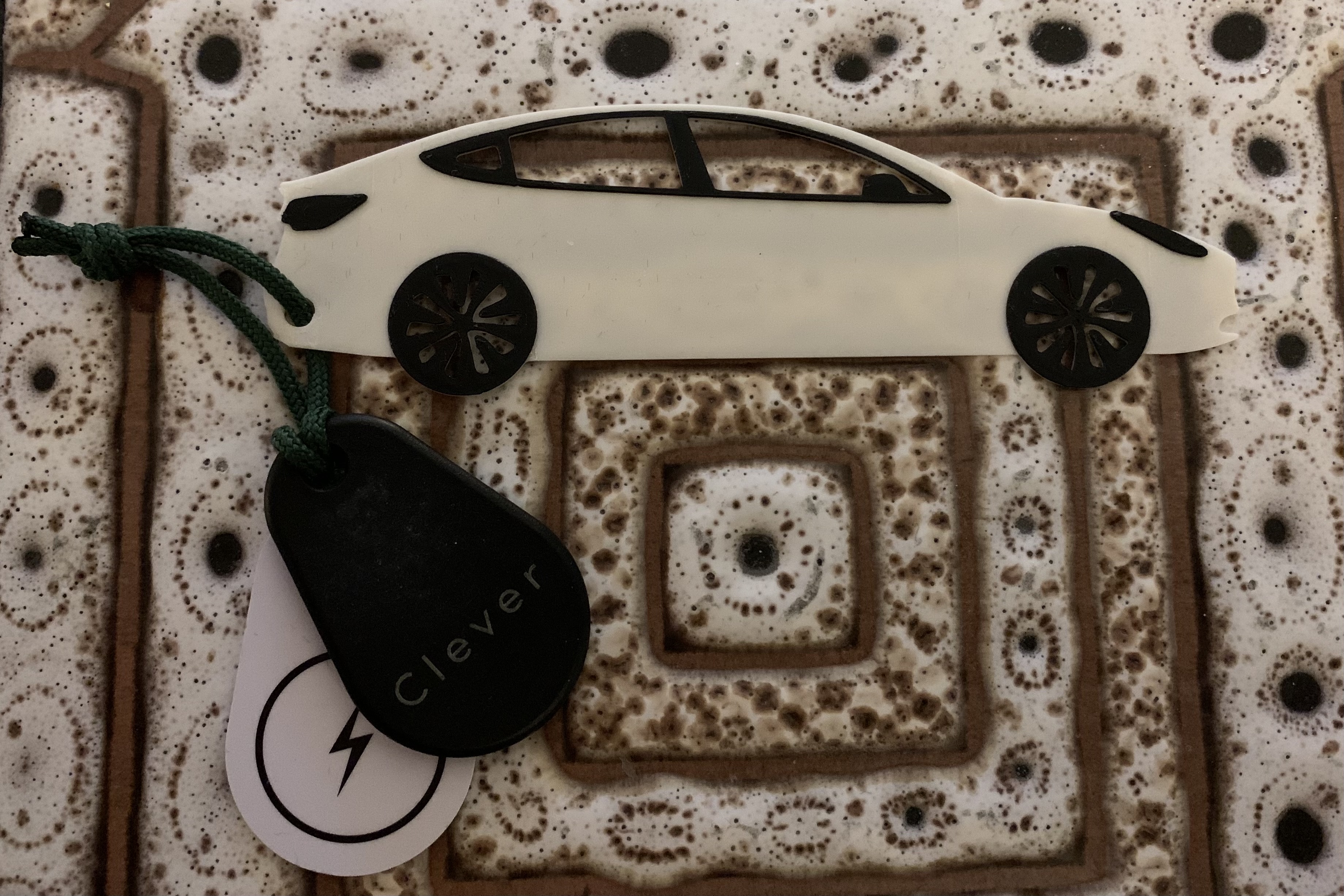 Tesla model 3 keychain