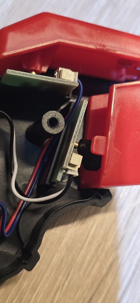 Spacer to eliminate the excessive dead zone of the FIRE button on TheQuickShot II joystick — thumbnail 2