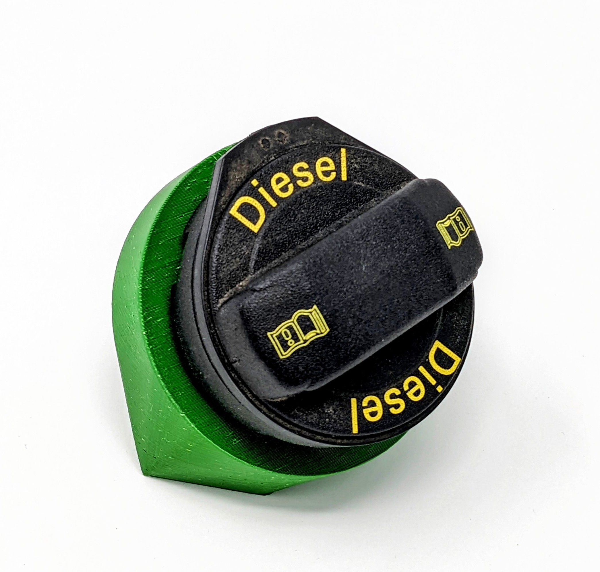 Diesel fuel cap desk display stand