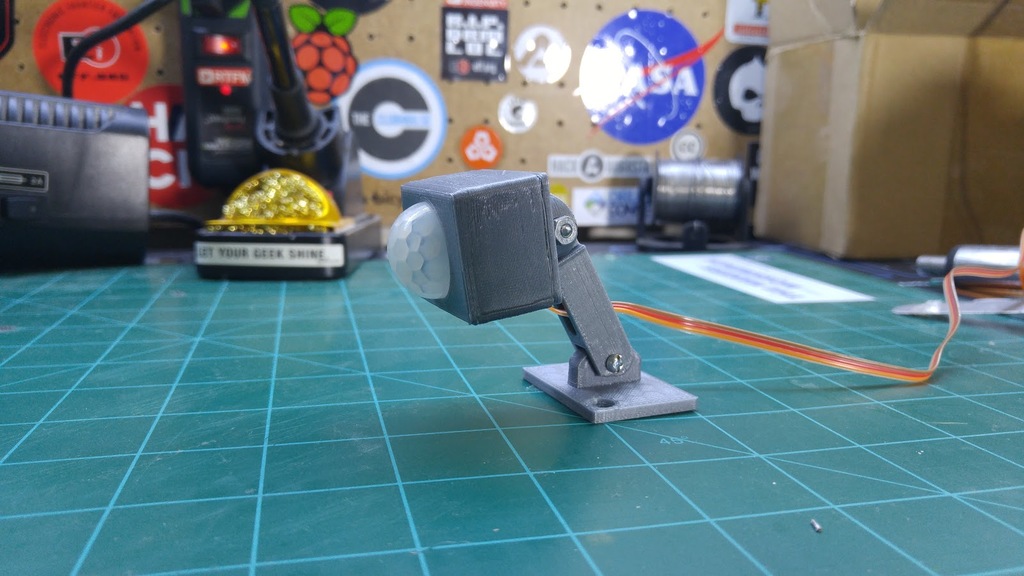 PIR Sensor Mountable Housing With Extension Arm