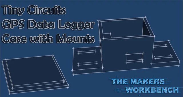 Case for TinyCircuits GPS Data Logger Stack