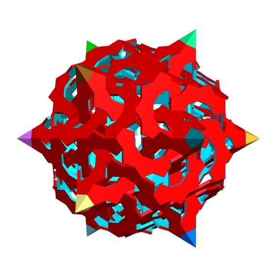 ESCHER NESTED STAR DODECAHEDRAL POLYKNOT 2