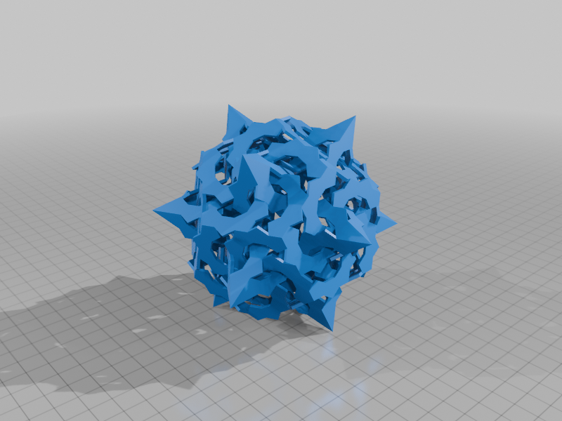 ESCHER NESTED STAR DODECAHEDRAL POLYKNOT 2