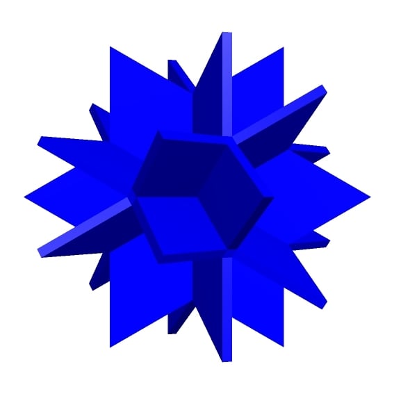 HOLDEN STAR CUBOCTAHEDRAL NOLID 1