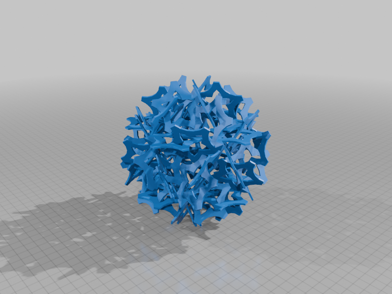 KEPLER STAR DODECAHEDRAL POLYLINK 1