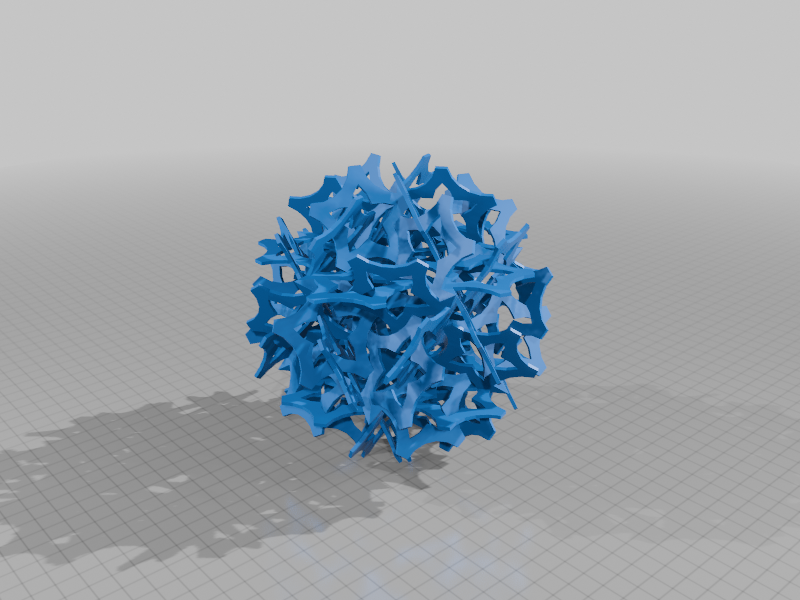 KEPLER-ESCHER STAR DODECAHEDRAL POLYLINKNOT 1
