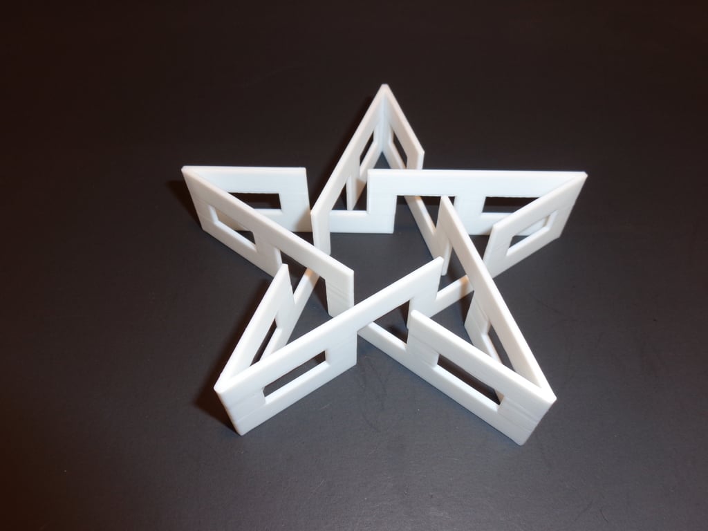 CYLINDRICAL STAR PENTAFOIL KNOT 1