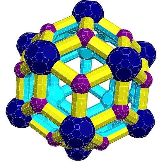 STEWART RHOMBIC TRIACONTAHEDRAL POLYTOROID 1
