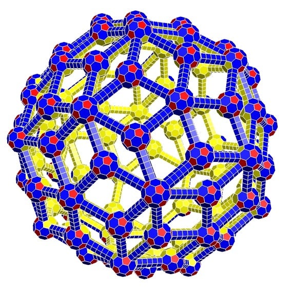 STEWART RHOMBIC ENNEACONTAHEDRAL POLYTOROID 1