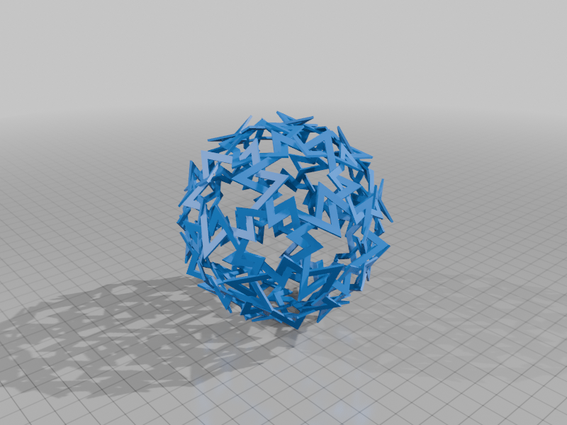 STAR TRUNCATED ICOSAHEDRAL POLYLINK 1