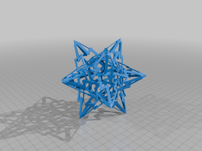 ESCHER Z STAR DODECAHEDRAL POLYKNOT 1