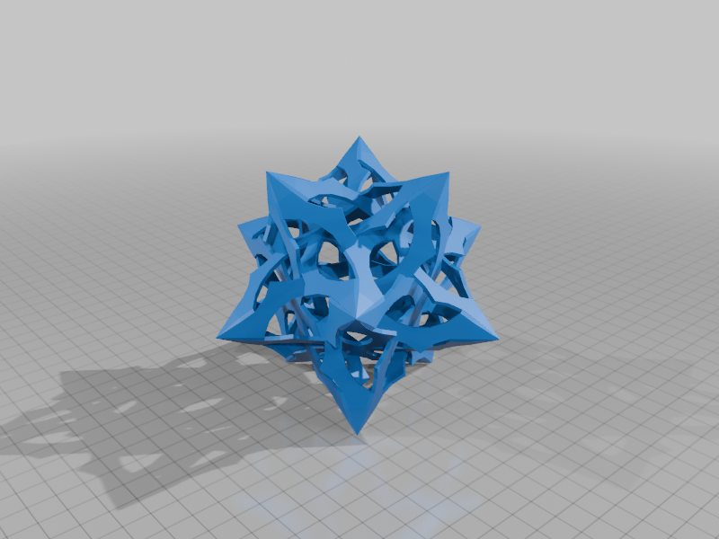 ESCHER STAR DODECAHEDRAL POLYKNOT 8