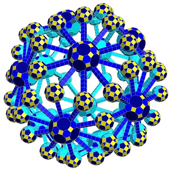 STEWART RADIAL TRUNCATED DODECAHEDRAL POLYTOROID 1