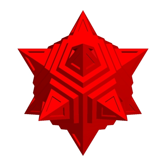 SCULPTED STELLATED DODECAHEDRON 1