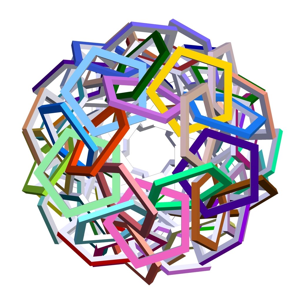 DODECAHEDRAL POLYLINK 1