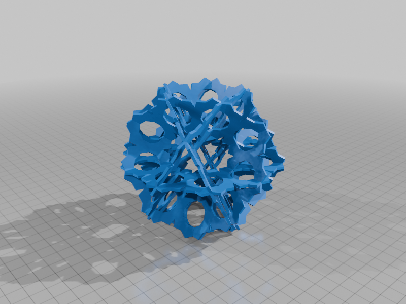 KEPLER-HOLDEN ICOSIDODECAHEDRAL NOLID 1