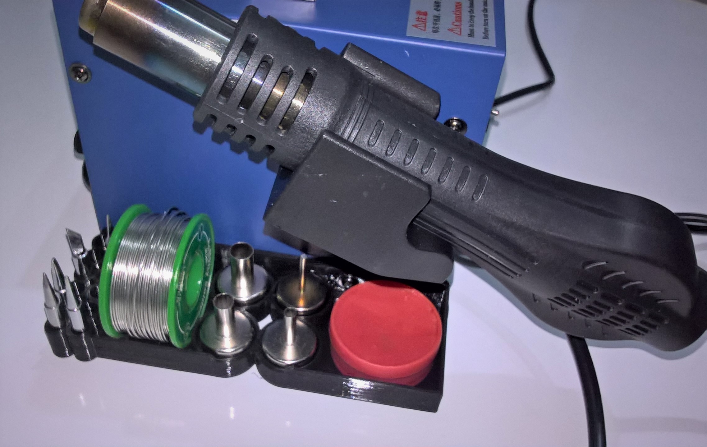 862D+ Soldering Station Nozzle and Tip Holder