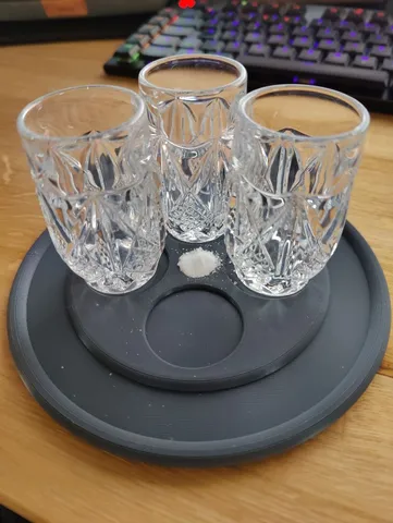 Shot tray