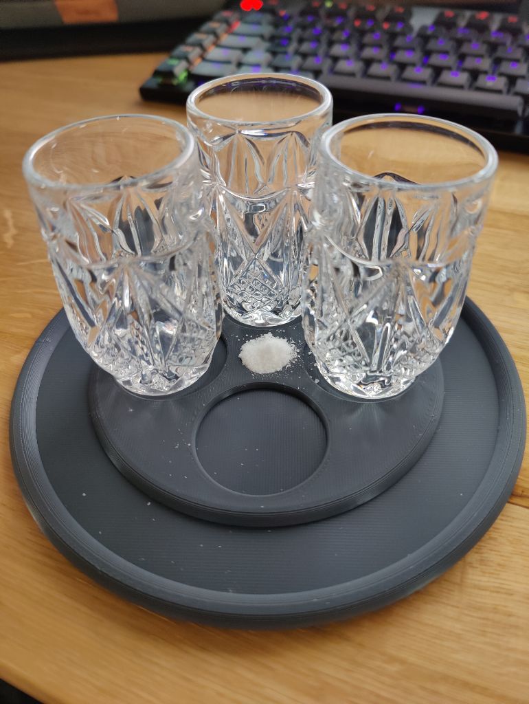 Shot tray