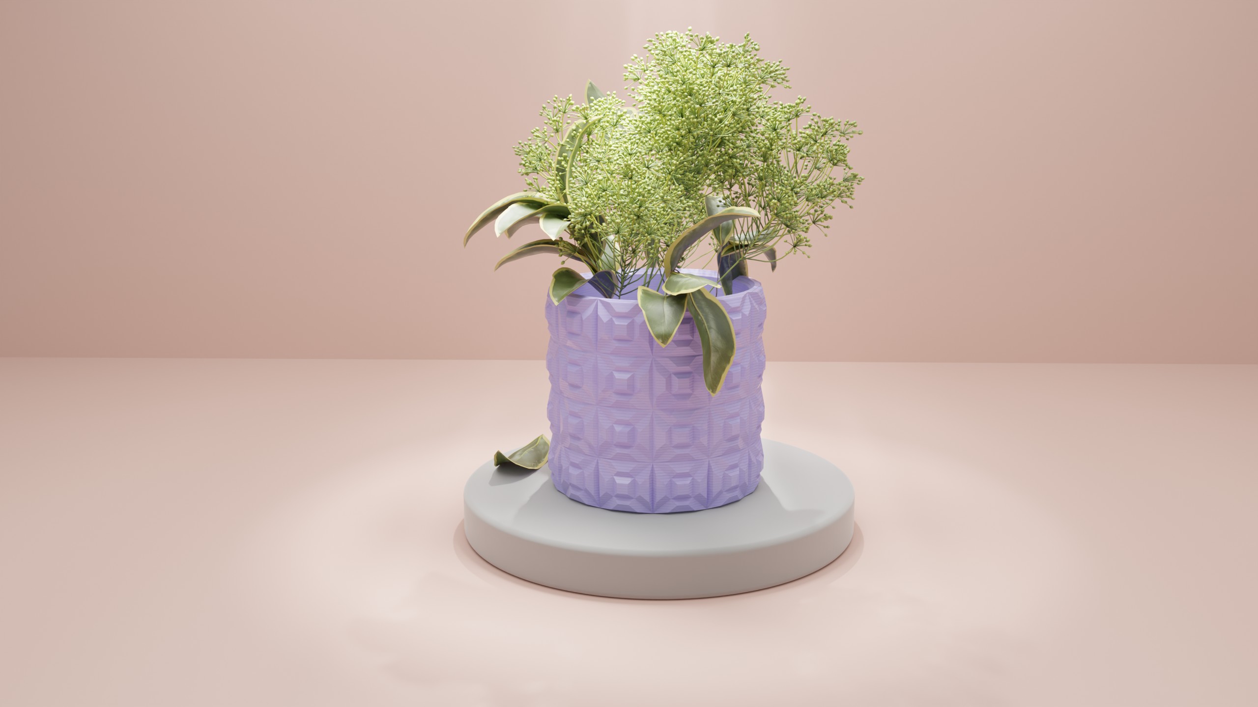 Geometric pattern planter