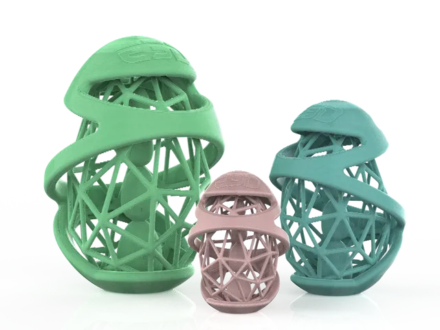 Overhang Egg ~ A 3D Printer stress test.