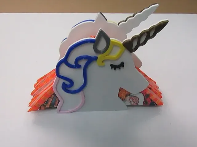 unicorn napkin holder