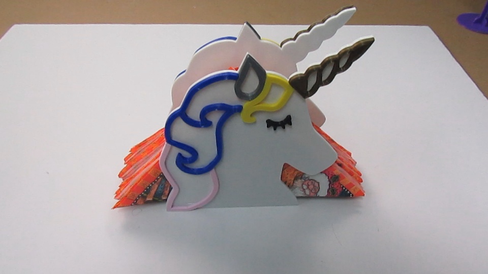 unicorn napkin holder