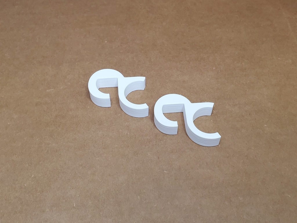 1/2" or 3/4" PVC Front Gutter Pixel Clip