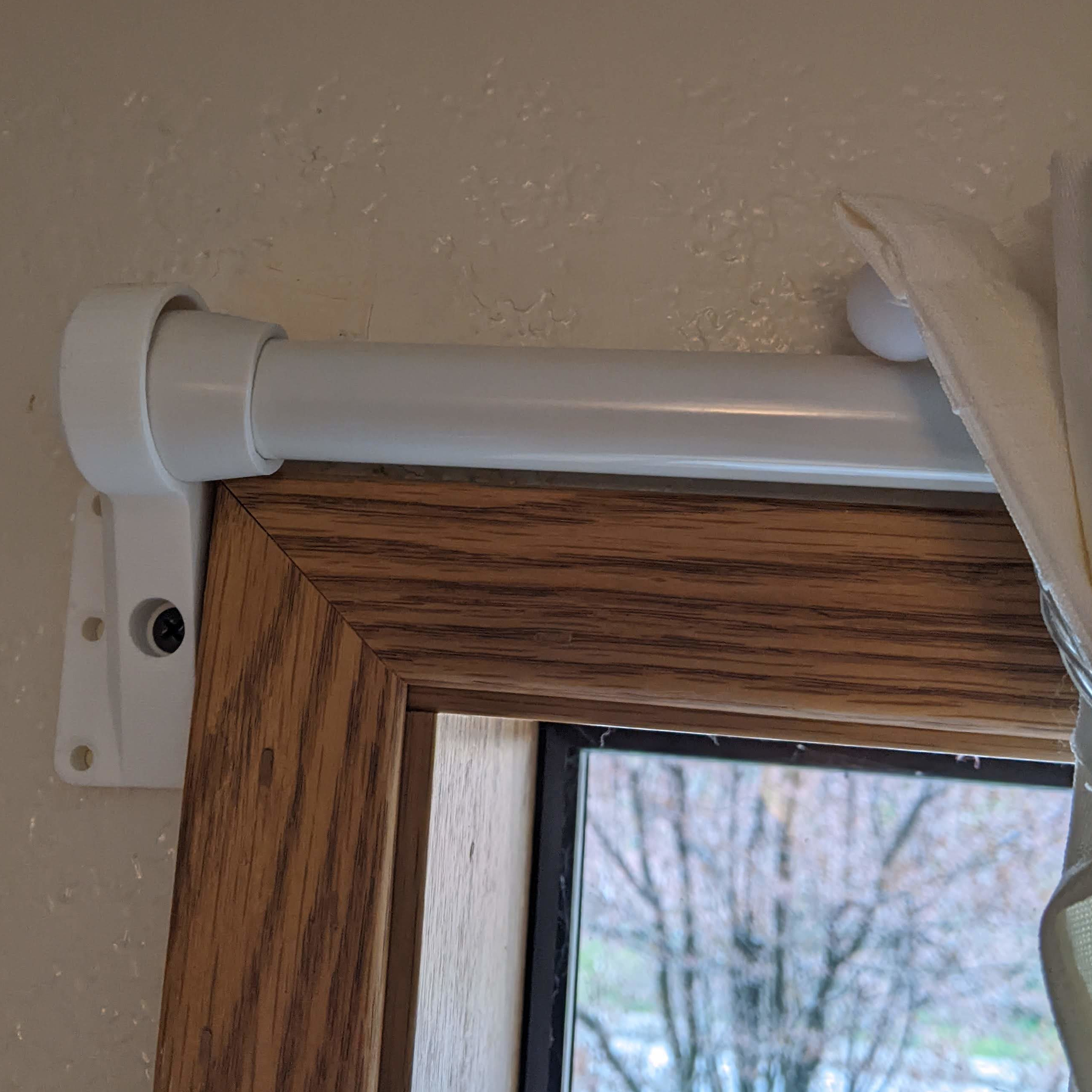 Curtain Rod Anchor Holder by NonchalantWombat Download free STL model