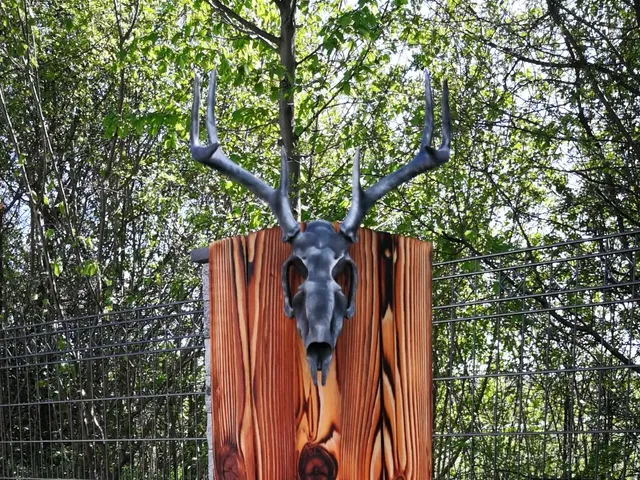 Deer skull