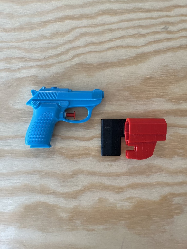 Daiso Water gun holster by Brianchenito Download free STL model