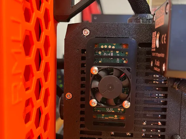 Raspberry Pi Zero 2 W fan cover for Einsy Rambo