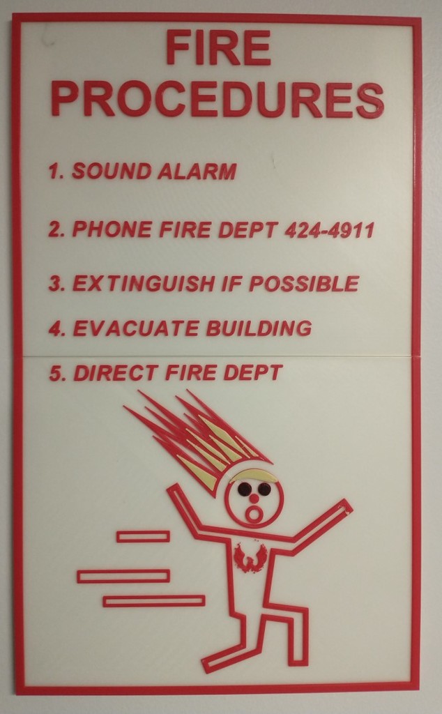 Fire Safety Sign