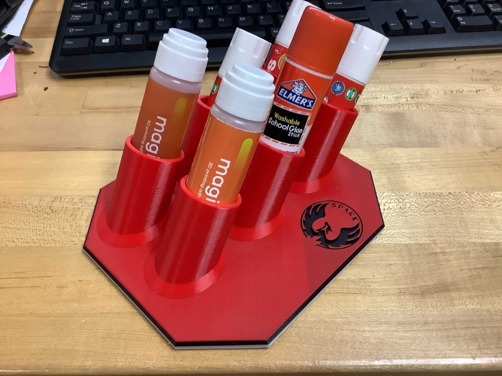 Bed Adhesion Stick Organizer