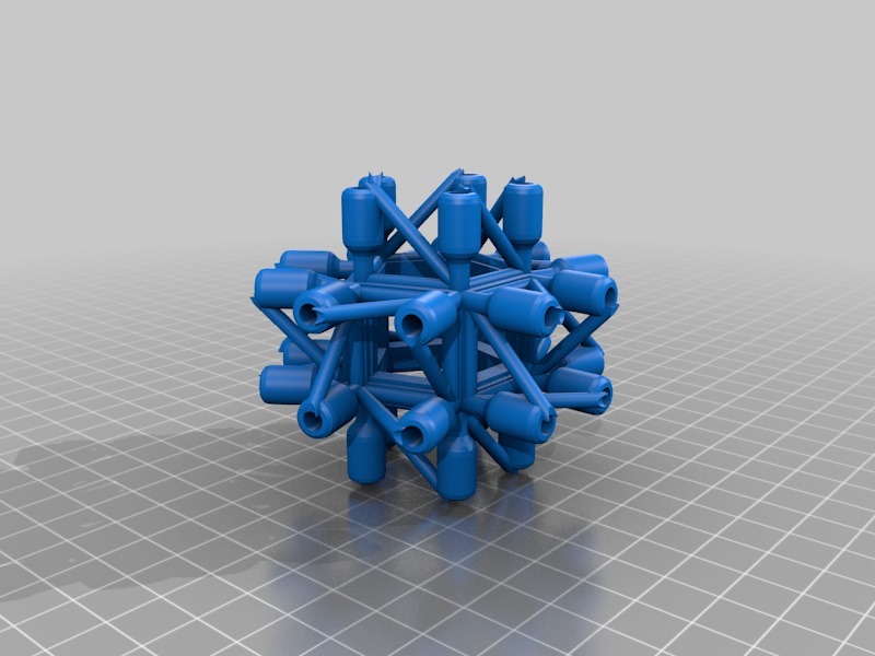 Miniatura 3 do modelo 3D Modular Beam Nodes Set
