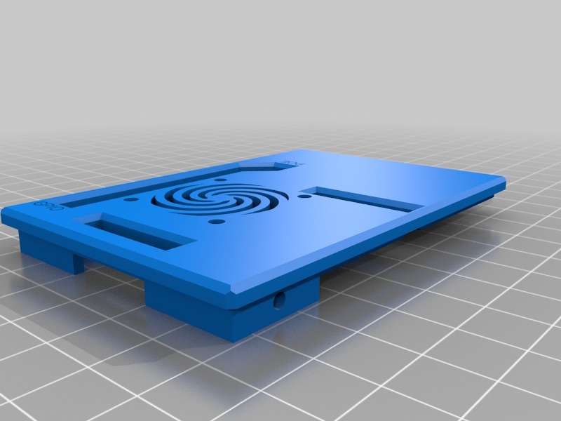 Miniatura 4 do modelo 3D Raspberry Pi 4 Modular Stacking Cluster Case