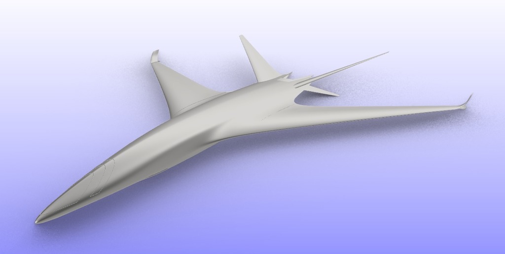 Sleek Airplane by sjogerst | Download free STL model | Printables.com