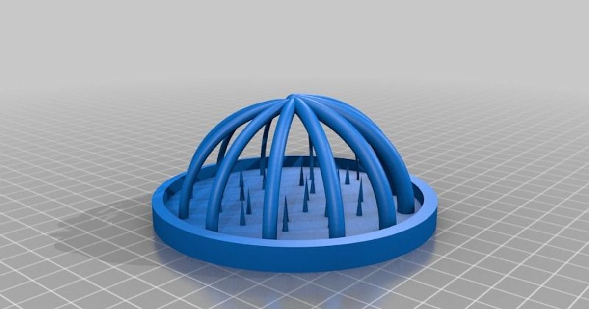 overhanging arch test disk/ string test / 0-5mm wall thickness test by ...