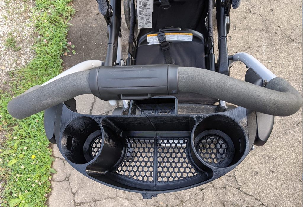 Better Cupholder for Graco Stroller by Gage Download free STL model