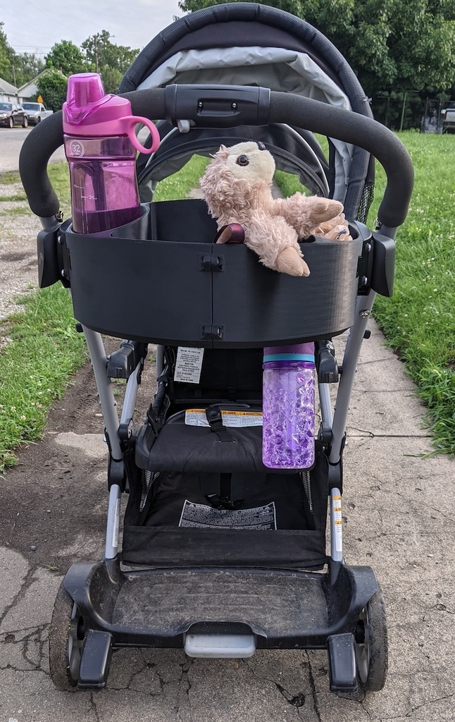 Better Cupholder for Graco Stroller by Gage Download free STL model