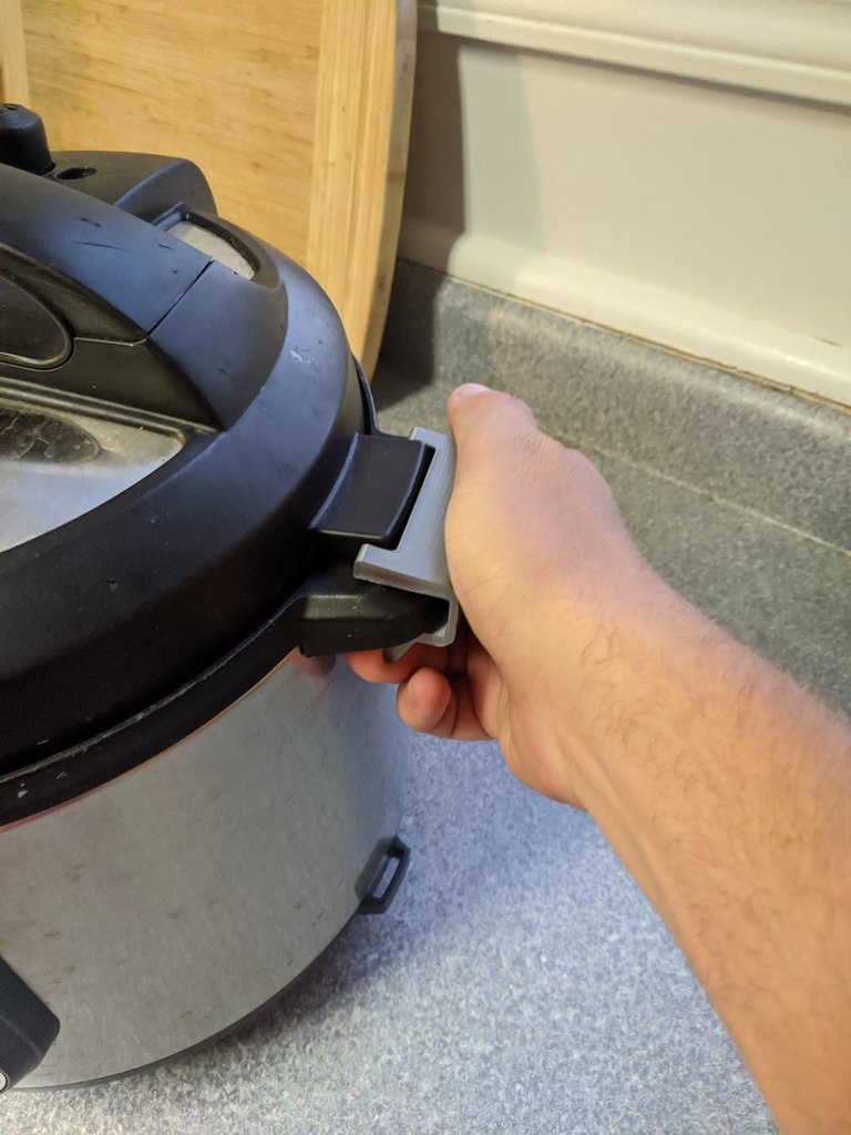 Instant Pot Handle Lock by Gage Download free STL model