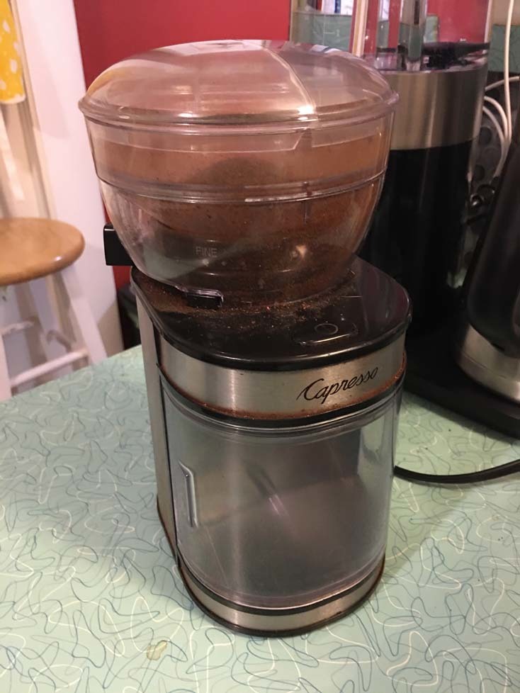 Capresso Coffee Grinder Model 595 Lid by Escarjoe Download free STL