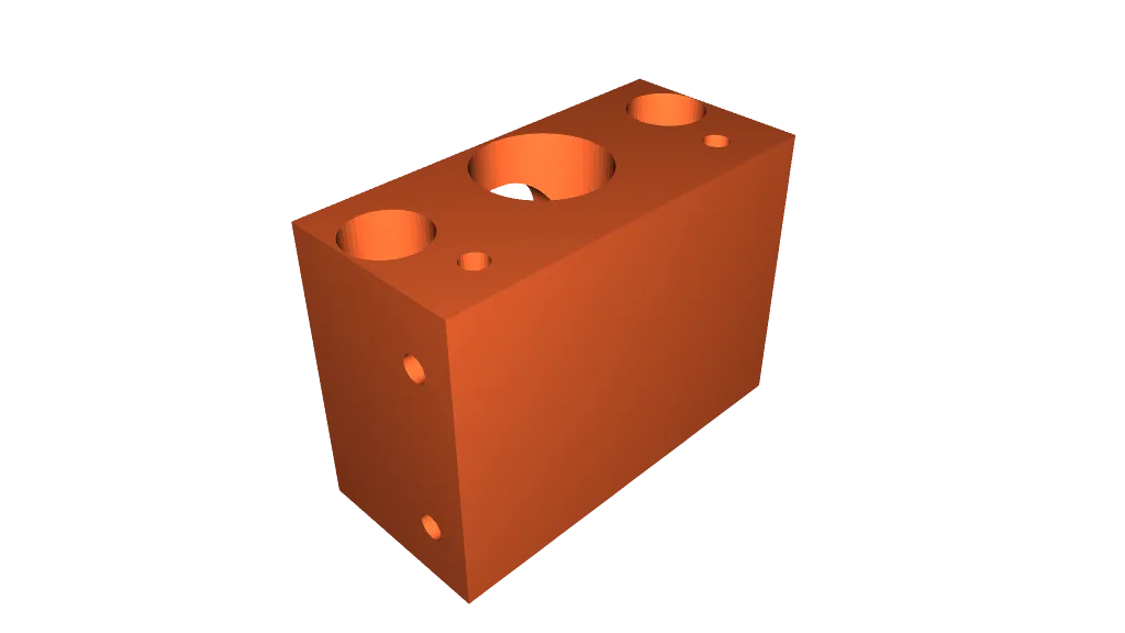 1610/T8 CNC Z and X axis Bearing Blocks by Xed | Download free STL