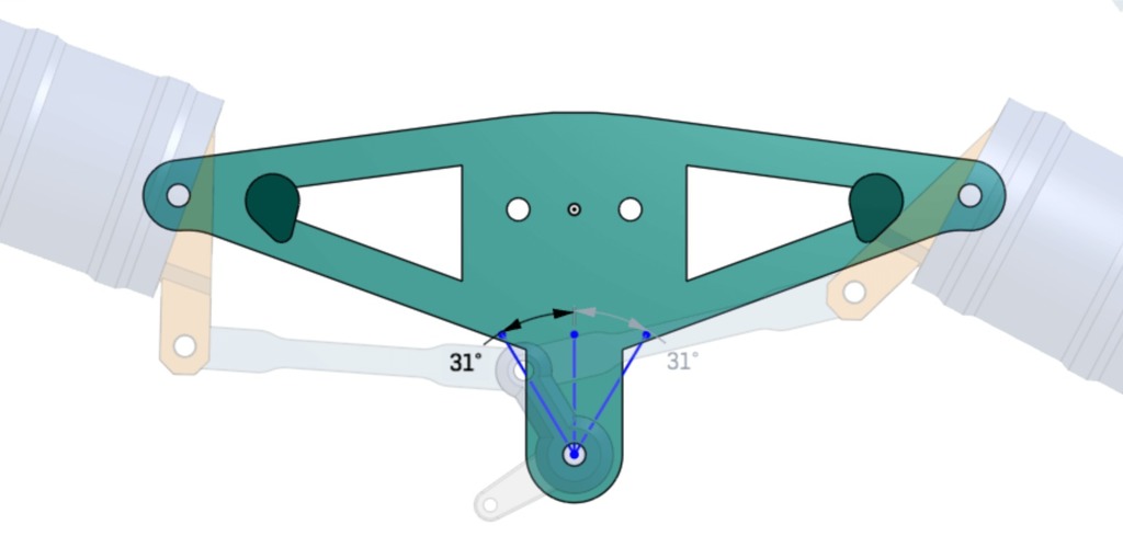 OpenRC F1 2017 - Steering limiter 3D model thumbnail