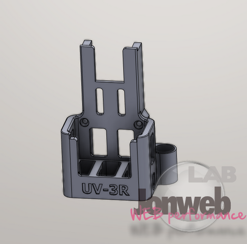 Baofeng UV-3R wall mount also for Parkside wall