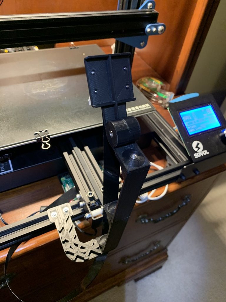 PI Camera Support for 20MM Rail (Holes for Dorhea PI Camera)
