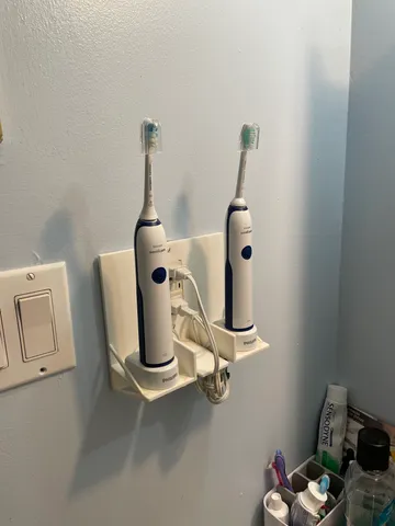 Sonicare toothbrush dual stand outlet cover