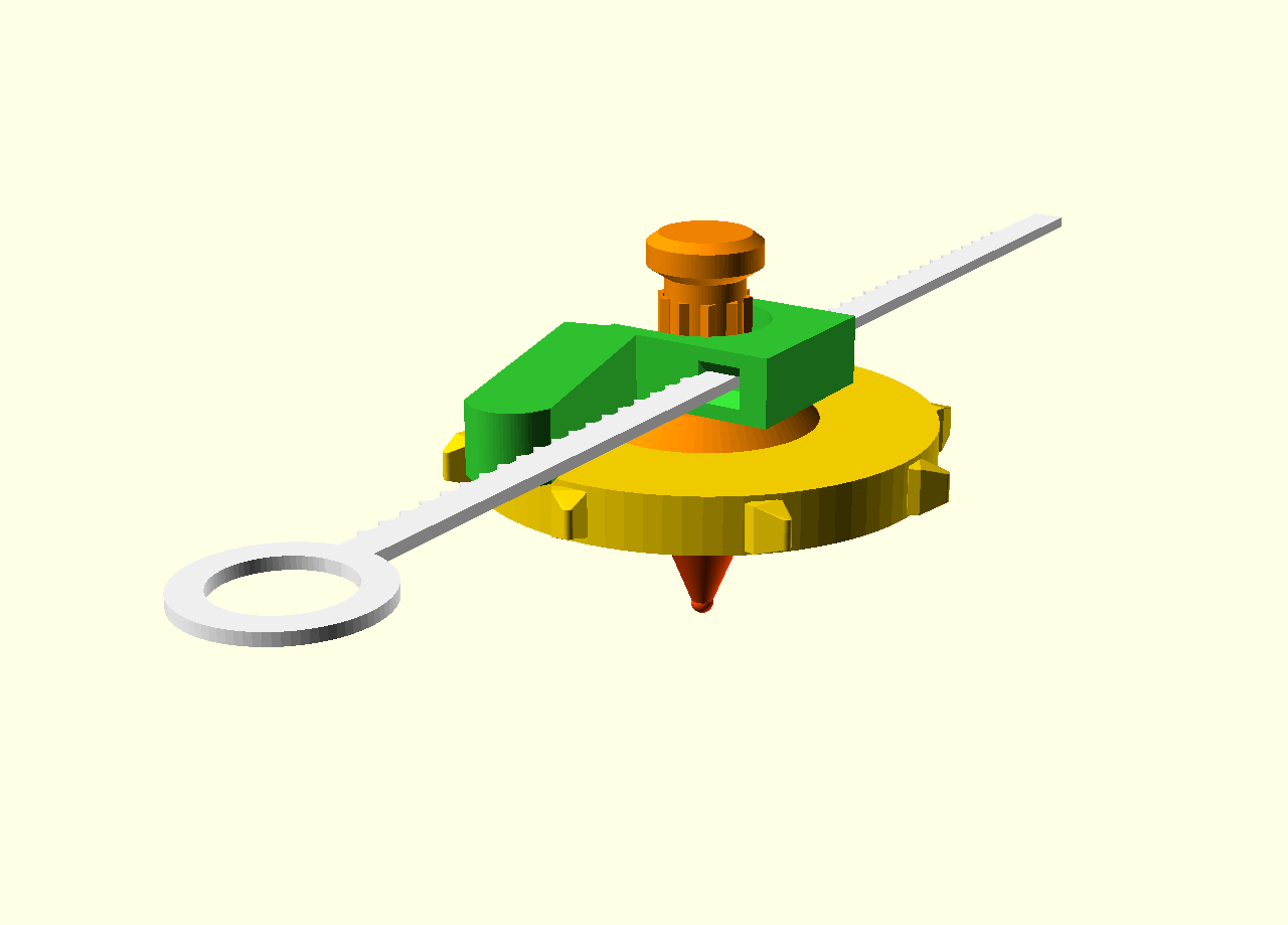 El Toro - Modular Spinning Battle Top & Ripcord Launcher